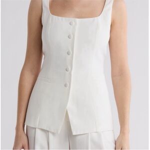 New Wayf Classic White Vest Top size Medium